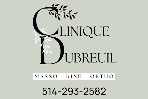 Clinique Dubreuil | Massothérapie | Kinésithérapie | Orthothérapie | Logo